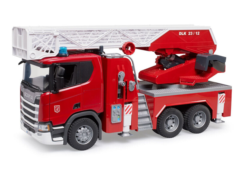 Bruder Scania s požárním žebříkem 1:16 